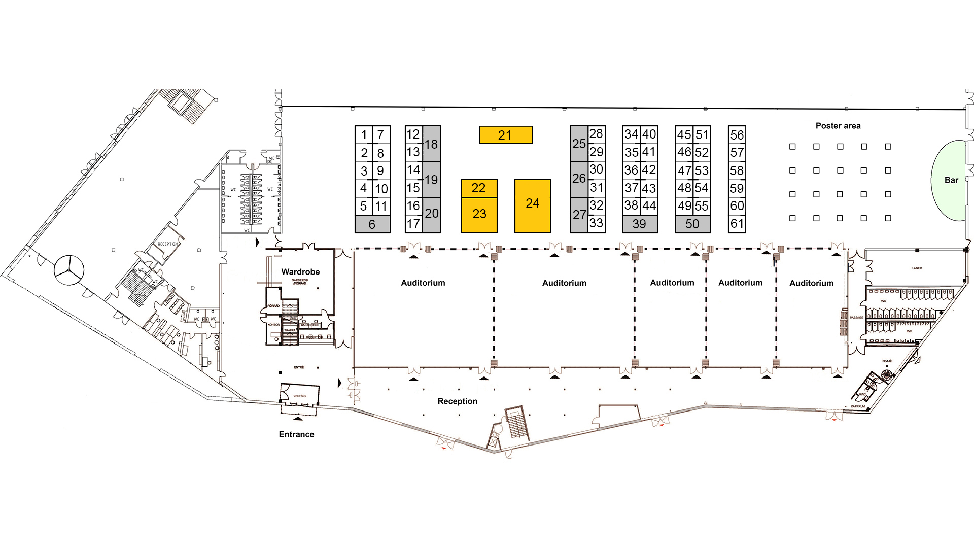CBRNE Floorplan This is the floorplan for the exhibition of CBRNE 2022